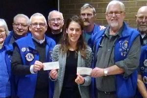 Lions Club donates to Edmonds Food Bank