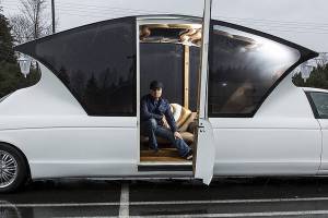 Cinderella limo is a pumpkin of a party ride