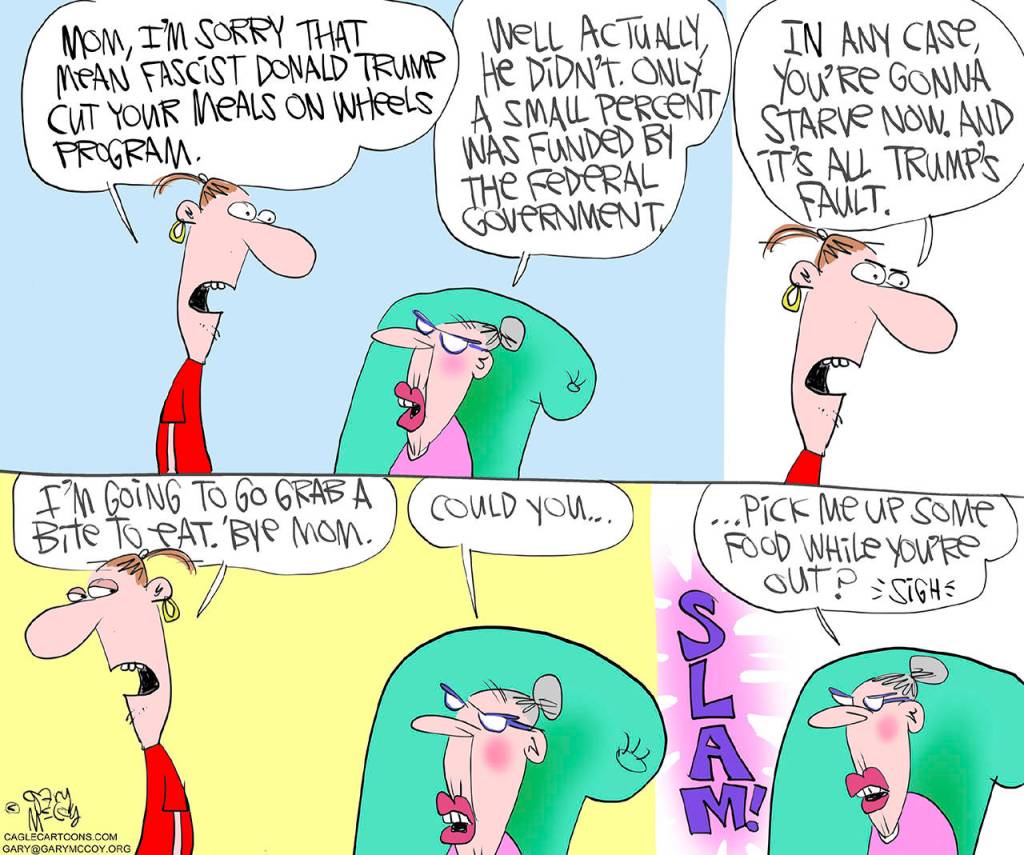 Editorial cartoons for Thursday, March 23