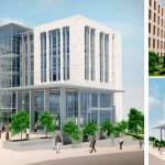 Drawings show a planned addition to the Snohomish County courthouse. (Heery International)