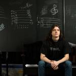 Crossroads High School senior Jacob Kerst in the music room on Thursday, March 16, 2017 in Granite Falls, Wa. Kerst teaches guitar to others and is looking to eventually work in environmental science and journalism. (Andy Bronson / The Herald)