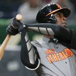 Netherlands&rsquo; designated hitter Didi Gregorius hits a three-run home-run off Israel&rsquo;s pitcher Danny Burawa during the fourth inning of their second-round game Monday at the World Baseball Classic in Tokyo. (AP Photo/Koji Sasahara)
