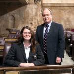 Anna Wheeler, a student at Cascade High School, recently served as a page in the Washington State House of Representatives, sponsored by state Rep. Mike Sells, D-Everett. (Contributed photo)