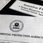 Copies of President Donald Trump&rsquo;s first budget are displayed at the Government Printing Office in Washington on Thursday. (AP Photo/J. Scott Applewhite)