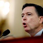 FBI Director James Comey testifies on Capitol Hill in Washington on Monday before the House Intelligence Committee hearing on allegations of Russian interference in the 2016 U.S. presidential election. (AP Photo/Manuel Balce Ceneta)