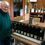 Don Hagge grew up in North Dakota, flew for the Navy in the Korean War and became a physicist for NASA. He retired in 1999 at the age 65 and began planting his vineyard near Newberg, Ore. Earlier this year, an estate Pinot Noir he made under his Vidon Vineyard brand earned a gold medal at the San Francisco Chronicle. (Photo by Eric Degerman/Great Northwest Wine)