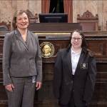 Grace Lefcourt, a student at Archbishop Murphy High School, recently served as a page in the Washington State House of Representatives, sponsored by state Rep. June Robinson, D-Everett. (Contributed photo)