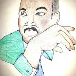 This drawing of Martin Luther King Jr. by Emily Konch, of James Monroe ELementary School in Everett, was a first-place winner in the 2017 Prodigies for Peace art contest. (Contributed)