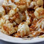 &ldquo;Dirty&rdquo; cauliflower is roasted then tossed with a lusciously crisp &ldquo;dirt&rdquo; of garlicky browned bread crumbs. (Photo by Deb Lindsey for The Washington Post)