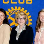 The Rotary Club of Everett on Feb. 28, 2017 honored Everett High School student Nancy Barraza, Sequoia High School student Alise Sheppard, and Cascade High School student Elizabeth Wilson as Rotary Students of the Month. (Contributed photo)