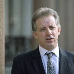 Christopher Steele, former British intelligence officer, speaks to media in London on Tuesday March 7. (Victoria Jones/PA via AP)