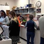Key Club and Kiwanis volunteers wash and dry donated eyeglasses for shipment to the Philippines, Mexico and Africa. (Contributed photo)