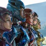 Naomi Scott (left), RJ Cyler, Dacre Montgomery, Ludi Lin and Becky G star as a group of high-school kids who are infused with unique superpowers and harness their abilities in order to save the world &ldquo;Saban&rsquo;s Power Rangers.&rdquo; (Kimberly French/Lionsgate via AP)
