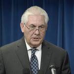 In this March 6 photo, Secretary of State Rex Tillerson makes a statement on issues related to visas and travel at the U.S. Customs and Border Protection office in Washington. (AP Photo/Susan Walsh, File)