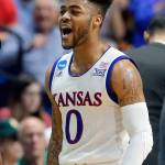 Kansas guard Frank Mason III has been voted The Associated Press men&rsquo;s NCAA college basketball Player of the Year. (AP Photo/Tony Gutierrez, File)