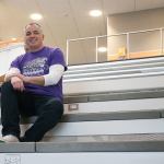 Eric McDowell, principal of the nearly completed North Creek High in Bothell, is working to fill positions and meeting with future students and parents. (Kevin Clark / The Herald)