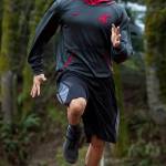 King&rsquo;s senior Caleb Perry is the reigning Class 1A 100-meter state champion as well as a star running back on the football team. (Ian Terry / The Herald)