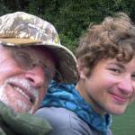 Cody Meyer, of Arlington, with his grandfather, Marvin Meyer of Burlington. Cody was directing traffic in a construction zone when he was struck by a distracted driver in 2015. He died five months later.                                (Photo courtesy Tina Meyer)