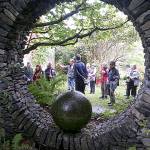 Caher Bridge Garden in Ballyvaughan, Ireland. (Sandra Schumacher photo)