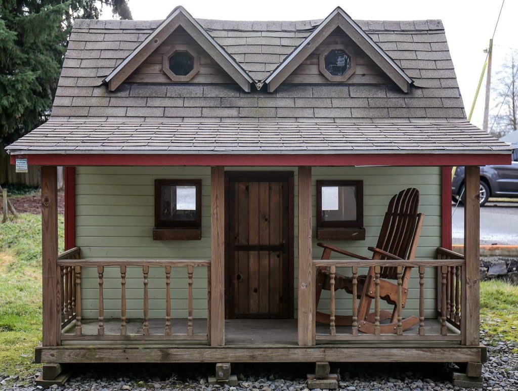 Amish Country Originals in Snohomish offers furniture and structures available for DIY or assembled. (Kevin Clark / The Herald)