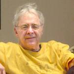 Chuck Barris, the man behind TV&rsquo;s &ldquo;The Dating Game,&rdquo; poses in the lobby of his apartment in New York in 2002. (Associated Press)