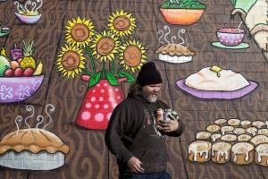 Mural reflects organization’s goal of helping the homeless