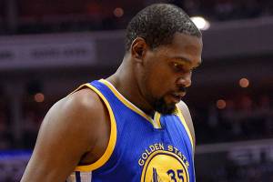 Warriors: Durant out indefinitely with a left knee injury