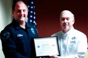 Mountlake Terrace Police Chief honored as Patriotic Employer