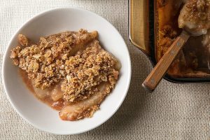 This healthful pear recipe can start your day or sweeten the end of it