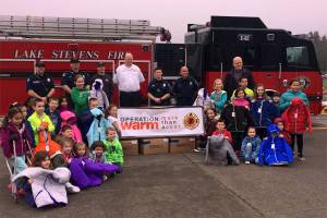Firefighters collect coats for Operation Warm