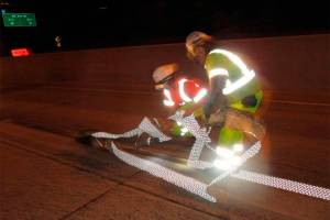 Toll lanes’ temporary striping to stick until 2-year review