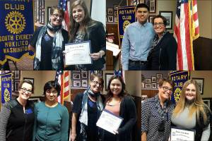 South Everett-Mukilteo Rotary names Students of the Month
