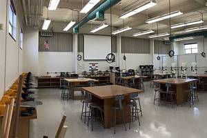 Stanwood Middle School students enjoy new wood shop