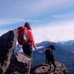 Rebecca Boehm has done about 15 hikes since December, often with her dad, Brian, and dog, Mylie. (Photo by Brian Boehm)