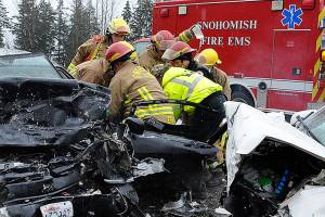 1 killed, 1 injured in crash on U.S. 2; highway reopened