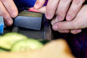 Kids pay for school lunches with the scan of a finger