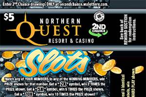 Washington Lottery scratch ticket with a second chance drawing. (Contributed photo)