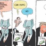 Editorial cartoons for Tuesday, April 11