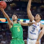 Meeks’ rebound lifts UNC past Oregon 77-76, into title game