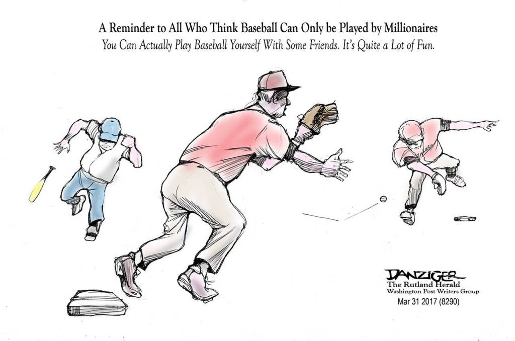 Editorial cartoons for Monday, April 3