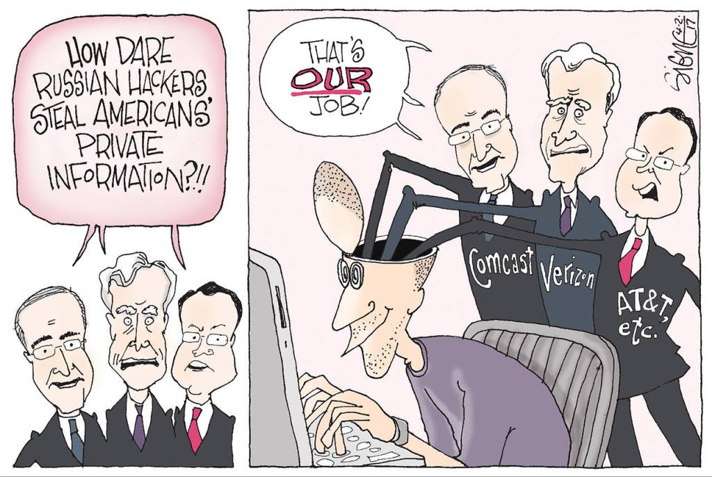 Editorial cartoons for Monday, April 3