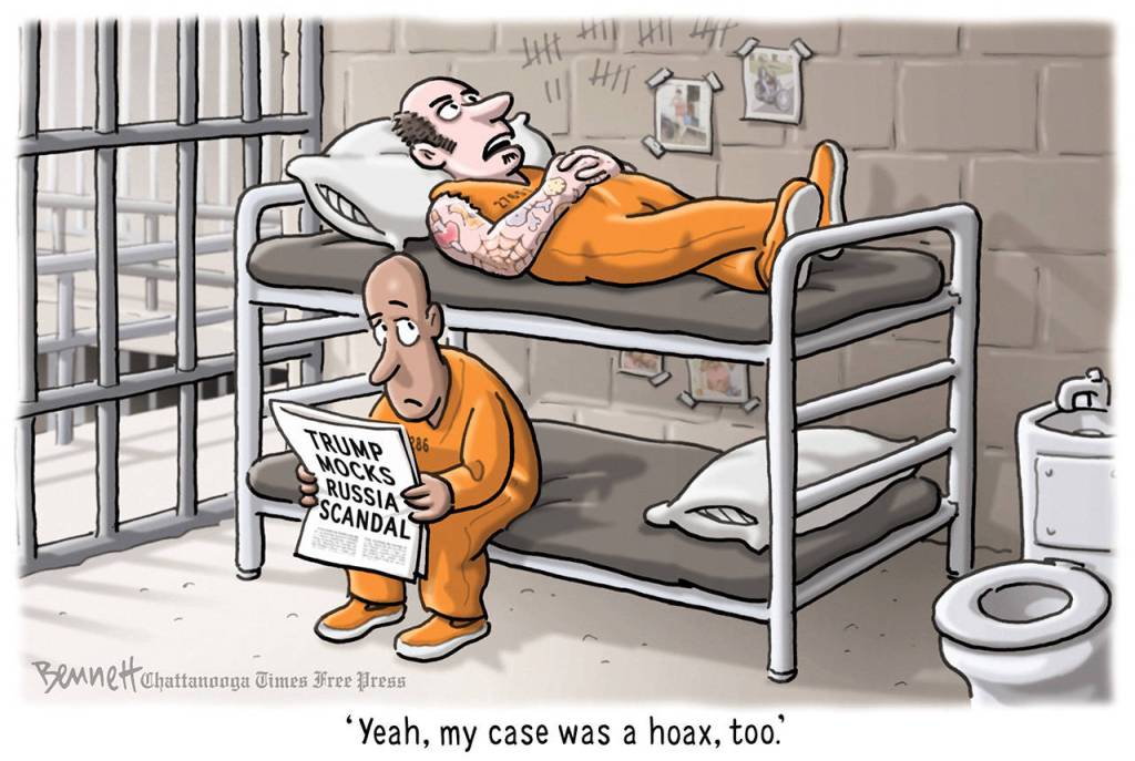 Editorial cartoons for Monday, April 3