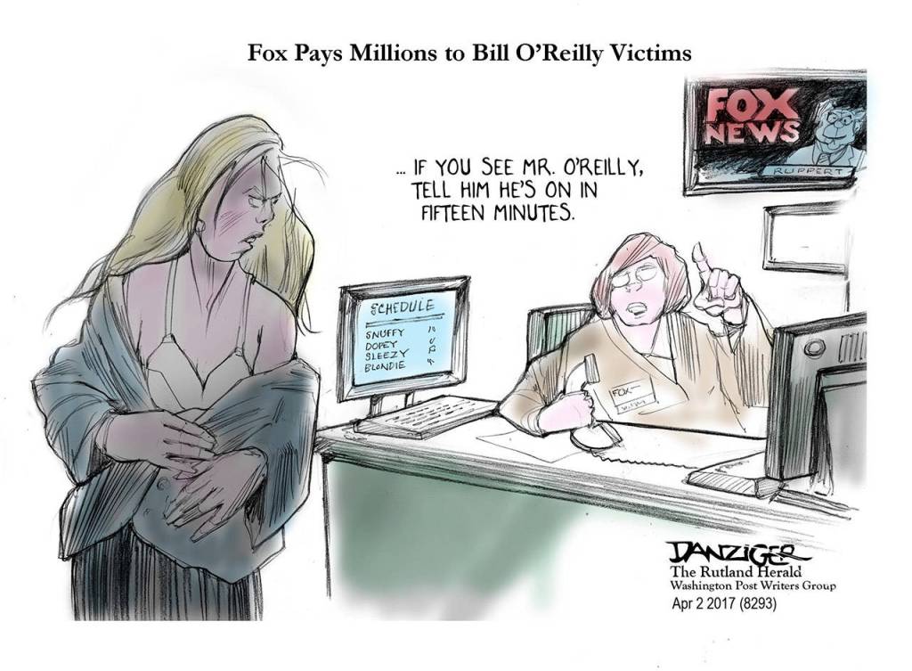 Editorial cartoons for Tuesday, April 4