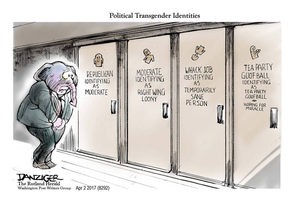 Editorial cartoons for Tuesday, April 4