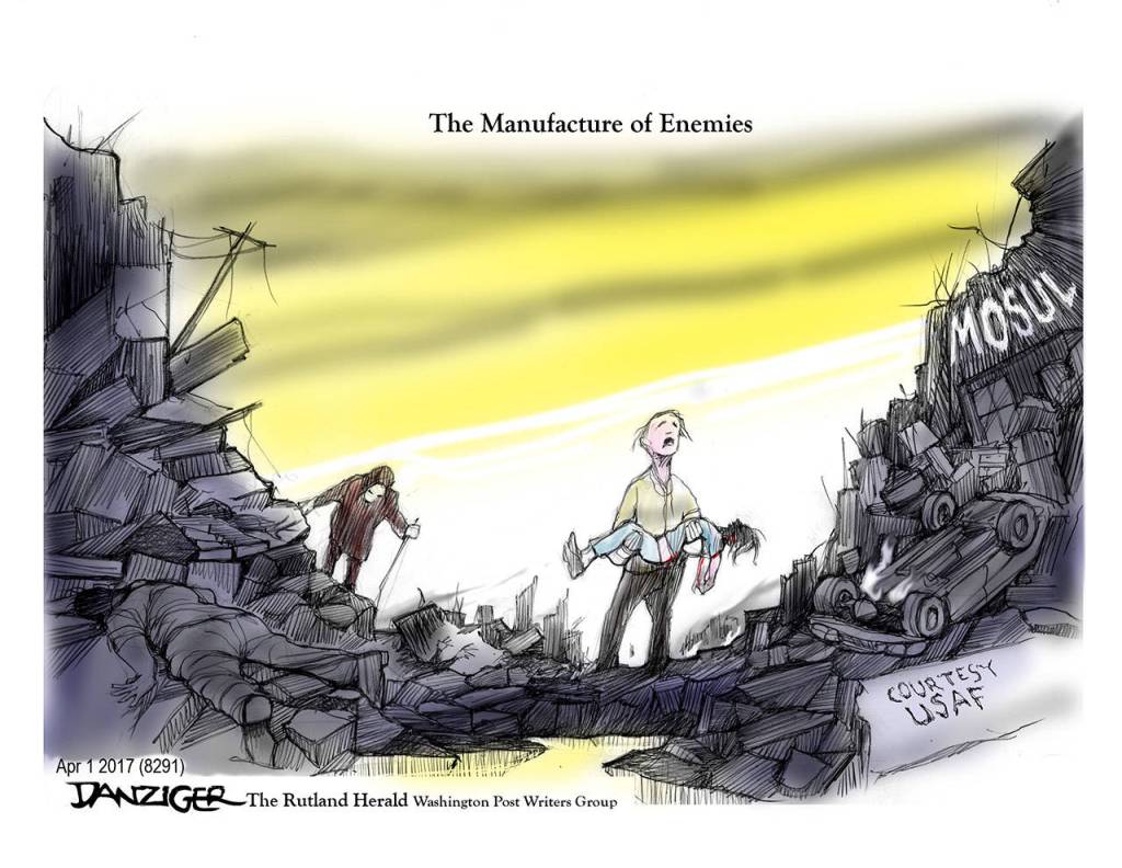 Editorial cartoons for Tuesday, April 4