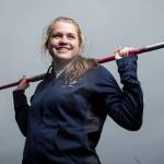 Glacier Peak&rsquo;s Maya McFadden competes in the seven-event discipline known as heptathlon and has signed to the University of Idaho. (Ian Terry / The Herald)