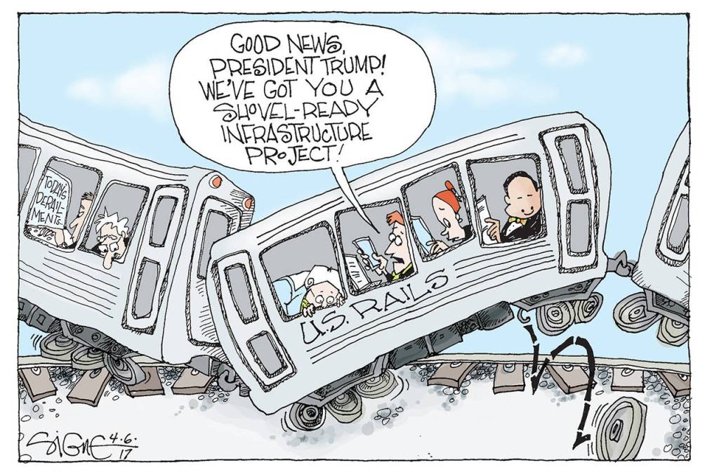 Editorial cartoons for Saturday, April 8