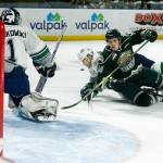 T-birds top Tips 5-4 in OT, take commanding 3-0 series lead