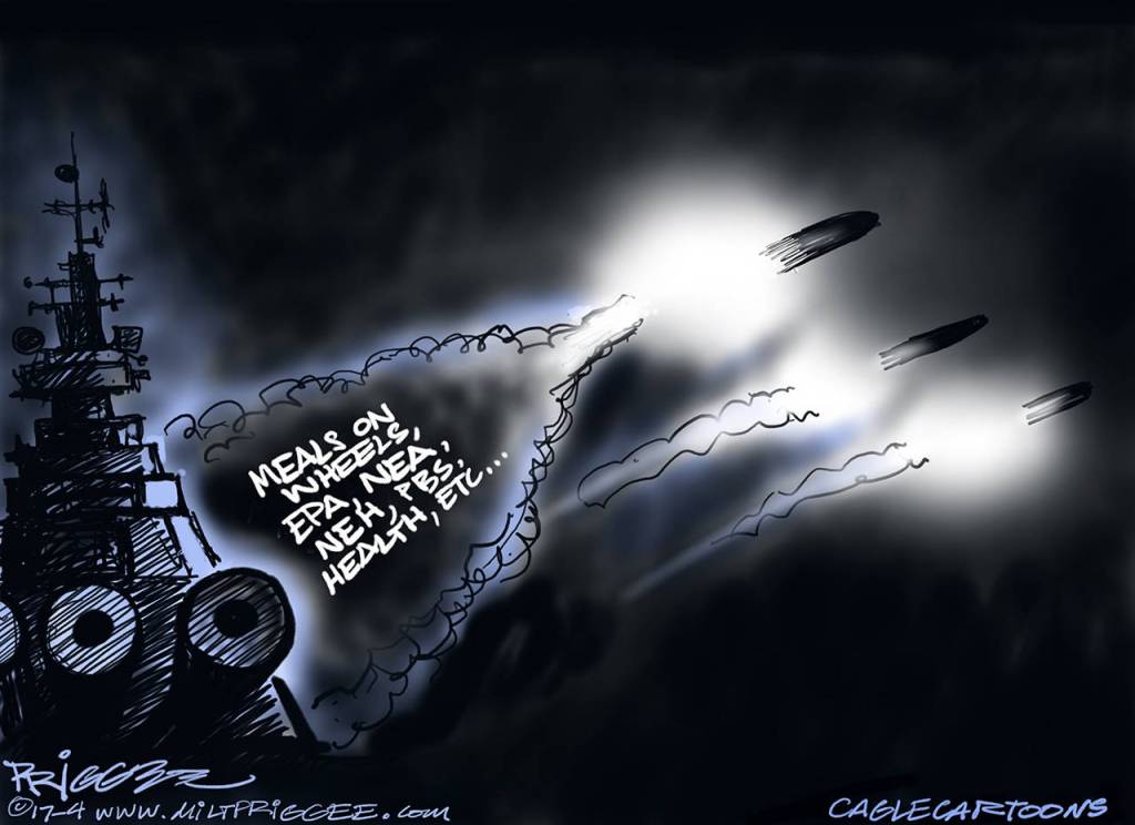 Editorial cartoons for Thursday, April 13