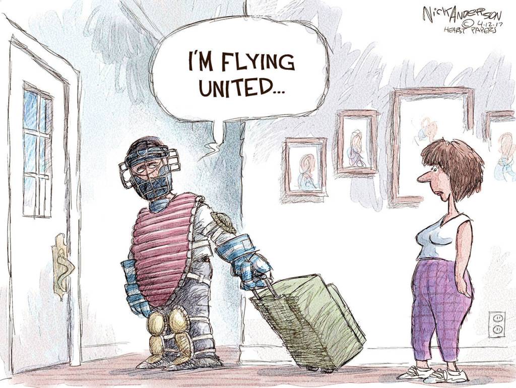 Editorial cartoons for Thursday, April 13